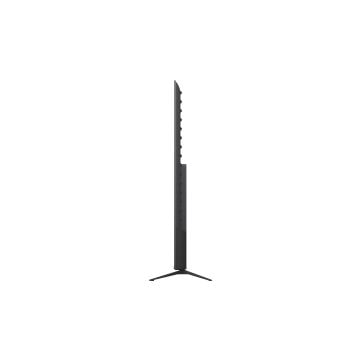 TV 85 pollici LG NANO 4K UHD AI NU90 4K Smart TV 2026 - Profilo laterale ultra-piatto del televisore su sfondo bianco, che mostra l'ingombro minimo del pannello.